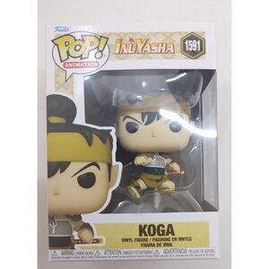 Funko Pop! Animation Inuyasha Koga #1591 Vinyl Figure New